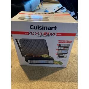 Cuisinart GR-6S Contact Griddle W/ Smoke-Less Mode